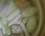 鶏肉と白菜の味噌煮込み鍋・バターのせ作り方5写真