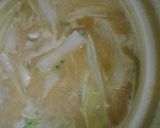 鶏肉と白菜の味噌煮込み鍋・バターのせ作り方7写真