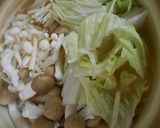 鶏肉と白菜の味噌煮込み鍋・バターのせ作り方8写真