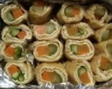 冷凍OKお弁当おせちに♪くるくる信田巻き作り方14写真
