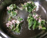 セロリの葉のかき揚げ(無水鍋QC使用)作り方3写真