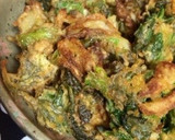 セロリの葉のかき揚げ(無水鍋QC使用)作り方5写真
