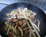 しめじの和風にんにく醤油パスタ作り方4写真