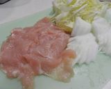 温か☆ささみと白菜のヘルシー煮作り方1写真