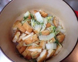 白菜と水菜とさつま揚げのさっと煮♪作り方2写真