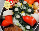 キャラ弁*Xmasツリー弁当*作り方3写真