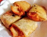簡単！残りのカレーで手作り春巻き☆作り方7写真