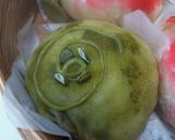 桃饅頭　と　抹茶万寿作り方18写真