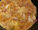 ふんわりベーコン玉子丼作り方5写真