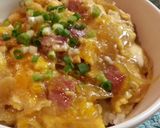 ふんわりベーコン玉子丼作り方6写真