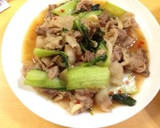 豚肉とちんげん菜のスイートチリ炒め作り方3写真