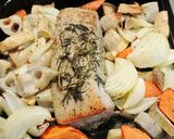 X'mas豚バラ肉と根菜のハーブロースト作り方4写真