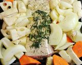 X'mas豚バラ肉と根菜のハーブロースト作り方3写真