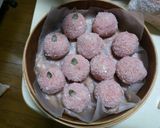 道明寺粉のゴルフ＆蜜柑焼売作り方5写真
