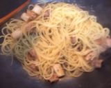簡単！生パスタ風 焼き鳥スパ作り方5写真
