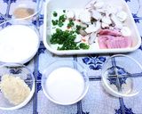 ベーコンとエリンギのカルボナーラパスタ♪作り方3写真