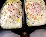 バウルーで 四角いめだま焼き作り方4写真