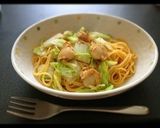 ホタテとキャベツのバター醤油パスタ♡作り方10写真