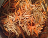 麺つゆで簡単美味！冷凍可お弁当用きんぴら作り方5写真
