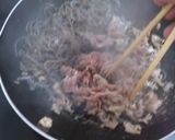 牛肉と糸こんにゃくのみそ炒め作り方3写真