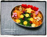 キャラ弁＊ブロッコリーで簡単ツリー＊作り方4写真