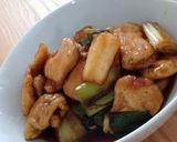 白ネギと鶏ムネの簡単甘辛炒め♡丼にも♪作り方7写真