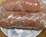 鶏むね肉ロール作り方3写真