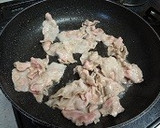豚肉と厚揚げの柳川風作り方2写真