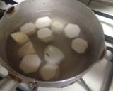 里芋とかぶの鶏そぼろあん作り方3写真