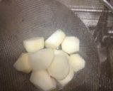 里芋とかぶの鶏そぼろあん作り方5写真