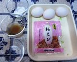 サクラエビのだし巻き卵作り方1写真