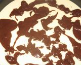 チョコレート・マーブル・チーズケーキ作り方6写真
