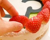 クリスマスケーキ♡苺でリース風♫作り方35写真