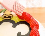 クリスマスケーキ♡苺でリース風♫作り方37写真