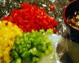 ❀カラフル野菜のたっぷり生姜そぼろ丼✿作り方1写真
