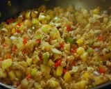 ❀カラフル野菜のたっぷり生姜そぼろ丼✿作り方3写真