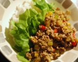❀カラフル野菜のたっぷり生姜そぼろ丼✿作り方4写真