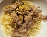 ナスと豚肉ときのこの和風パスタ作り方5写真
