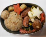 キャラ弁☆おやすみ～リラックマ作り方2写真