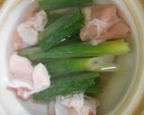 鶏肉とキャベツ入り中華蒸し麺鍋作り方3写真