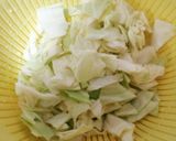 キャベツとモッツァレラチーズのサラダ作り方1写真