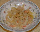 果物、魚介、野菜のクリスマスツリーサラダ作り方3写真