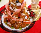 HMで簡単♡シューケーキのXmasリース作り方11写真