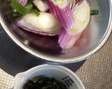 赤葱と青さ海苔のペペロンチーノ作り方1写真