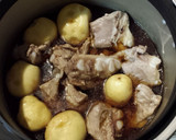 豚軟骨と新じゃがの煮物作り方4写真