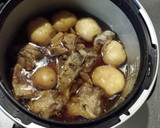 豚軟骨と新じゃがの煮物作り方5写真