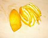 だしを取った昆布に柚子を加え佃煮作り方1写真