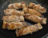 焼きねぎの豚肉巻き　生姜みそだれ作り方7写真