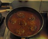 残りハヤシで☆煮込みチーズバーグ♪作り方8写真