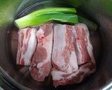 圧力鍋で簡単　スペアリブと大根煮作り方1写真